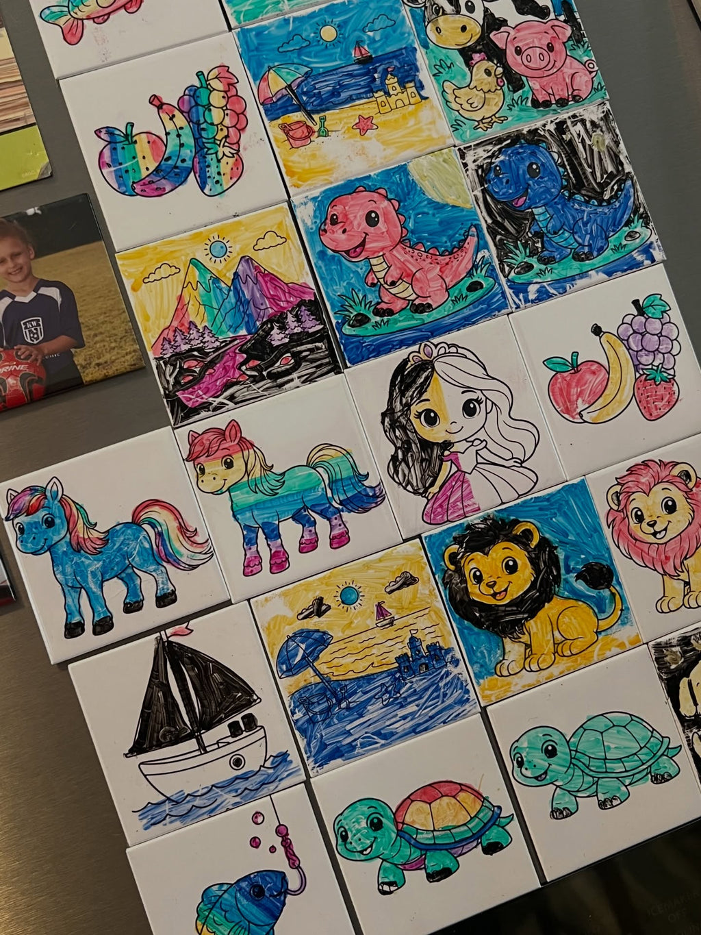Coloring Magnets